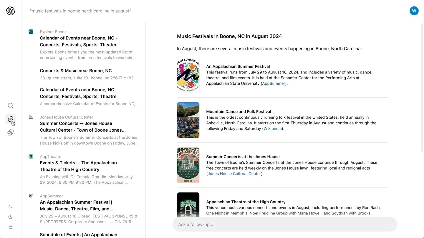 SearchGPT Preview SearchGPT Preview